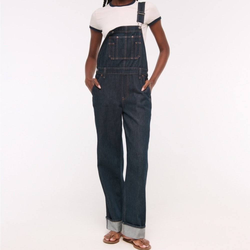 Abercrombie & Fitch Dark Blue Women's Overalls